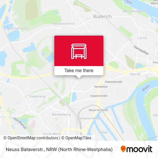 Карта Neuss Bataverstr.