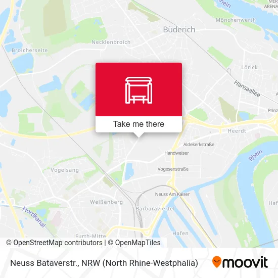 Карта Neuss Bataverstr.