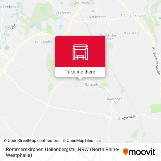 Карта Rommerskirchen Hellenbergstr.