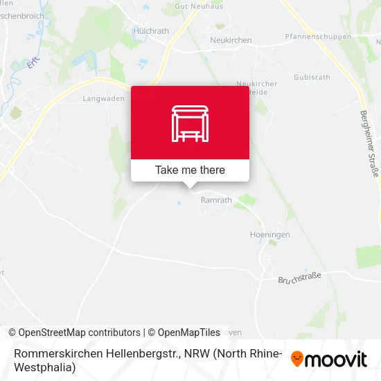 Карта Rommerskirchen Hellenbergstr.