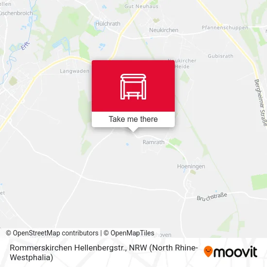 Карта Rommerskirchen Hellenbergstr.