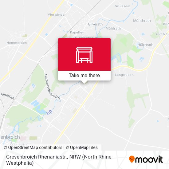 Карта Grevenbroich Rhenaniastr.
