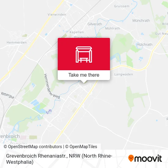 Карта Grevenbroich Rhenaniastr.