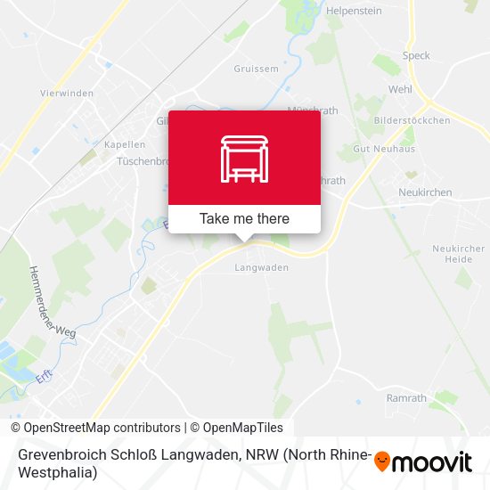 Карта Grevenbroich Schloß Langwaden