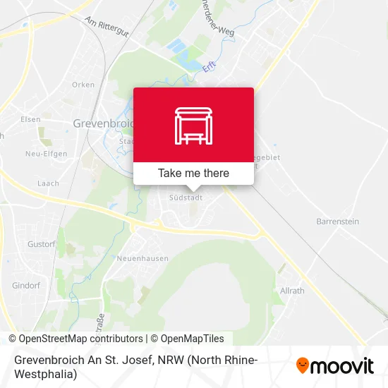 Карта Grevenbroich An St. Josef