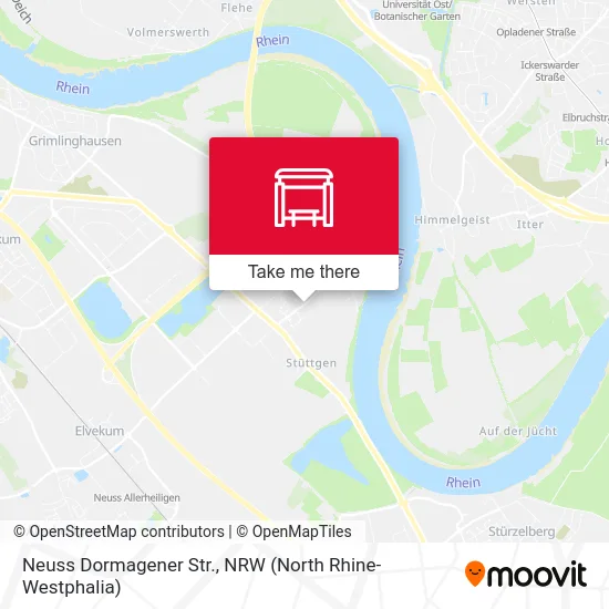 Карта Neuss Dormagener Str.