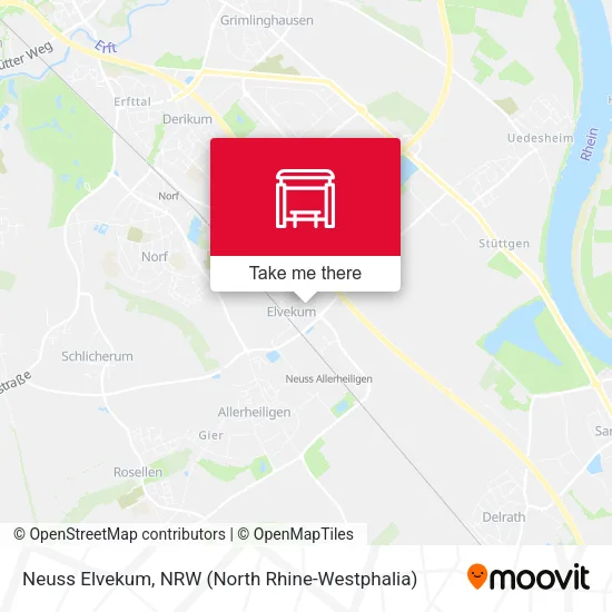Карта Neuss Elvekum