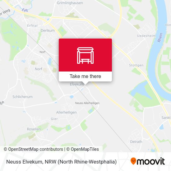 Карта Neuss Elvekum