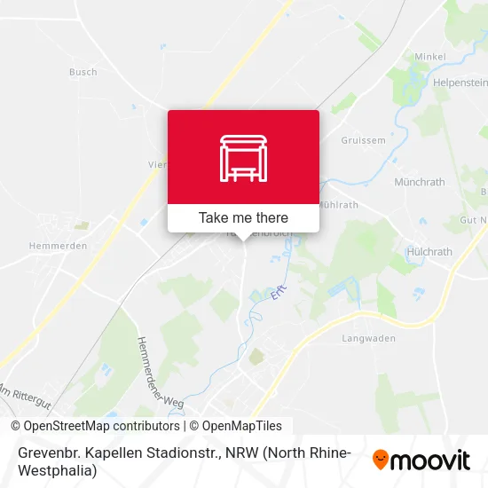 Карта Grevenbr. Kapellen Stadionstr.