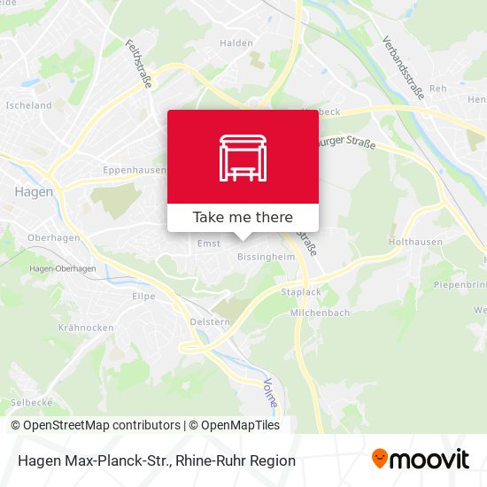 Hagen Max-Planck-Str. map