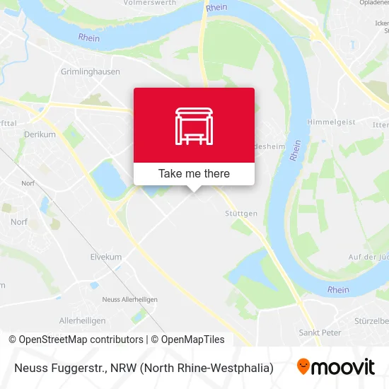 Карта Neuss Fuggerstr.