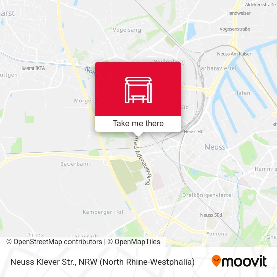Карта Neuss Klever Str.