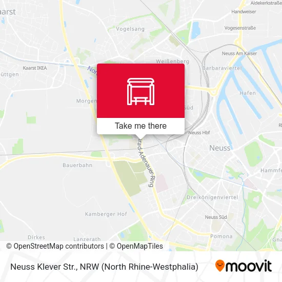 Карта Neuss Klever Str.