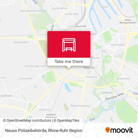 Neuss Polizeibehörde map