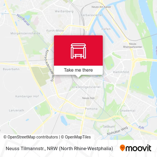 Карта Neuss Tilmannstr.