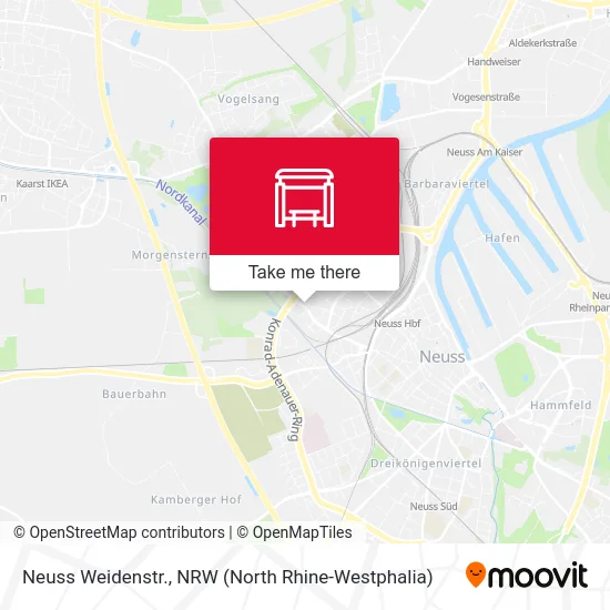 Карта Neuss Weidenstr.
