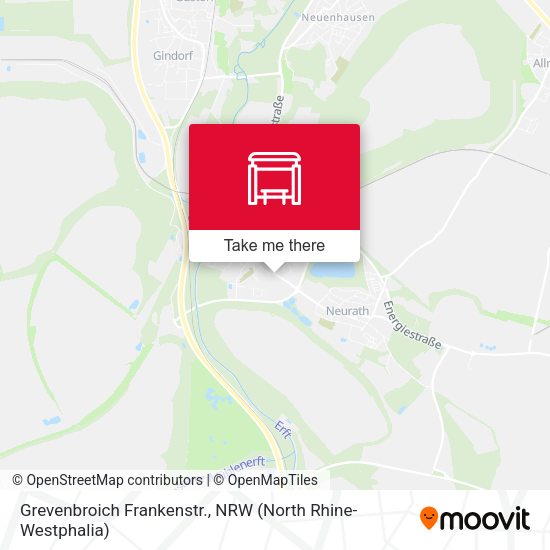 Карта Grevenbroich Frankenstr.