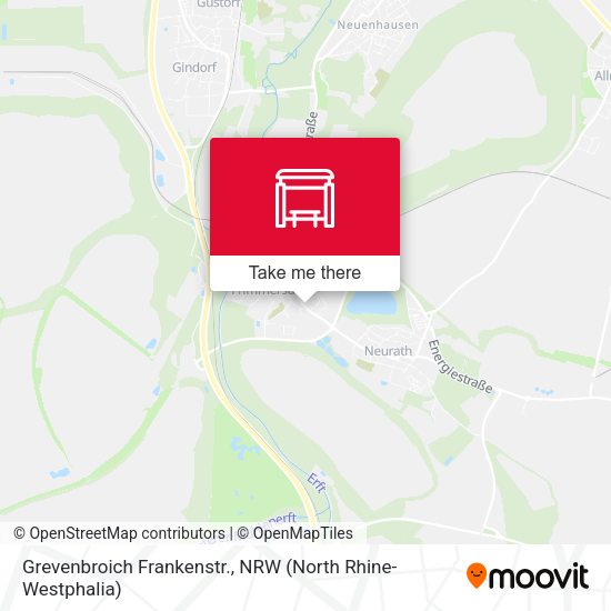 Карта Grevenbroich Frankenstr.