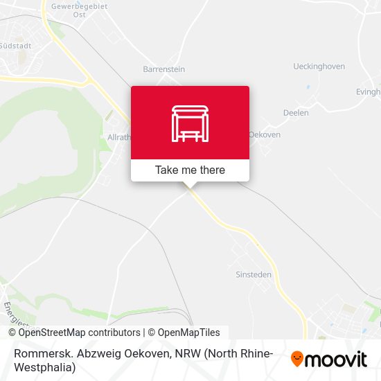 Карта Rommersk. Abzweig Oekoven