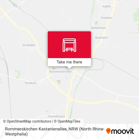 Rommerskirchen Kastanienallee map