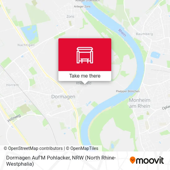 Карта Dormagen Auf'M Pohlacker