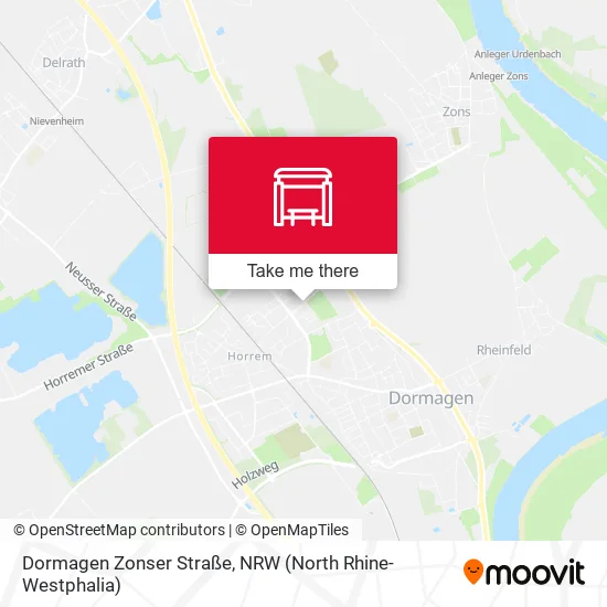Карта Dormagen Zonser Straße