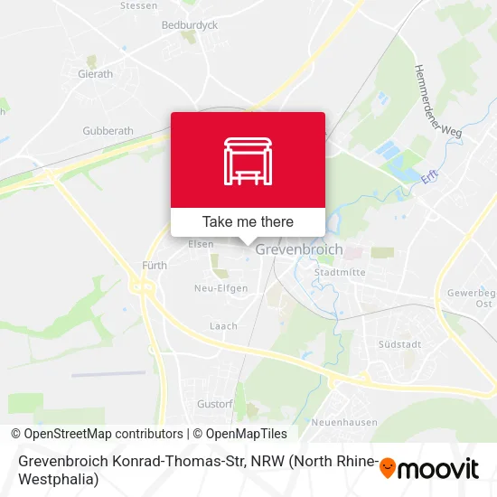 Карта Grevenbroich Konrad-Thomas-Str