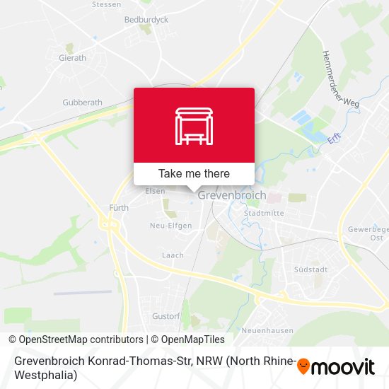 Карта Grevenbroich Konrad-Thomas-Str