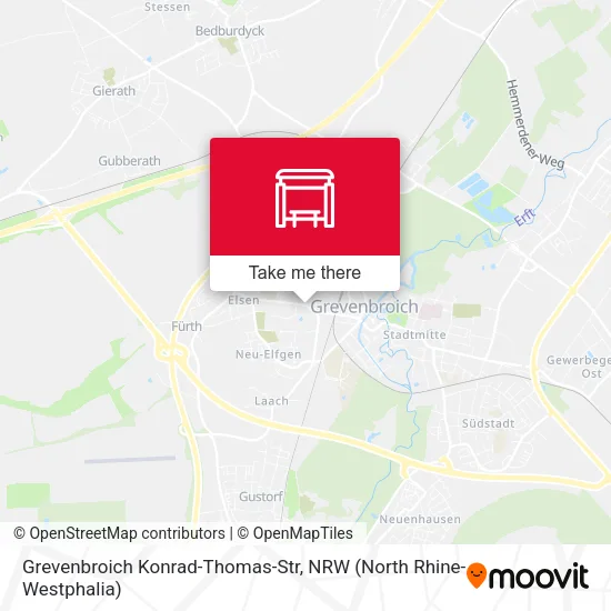 Карта Grevenbroich Konrad-Thomas-Str