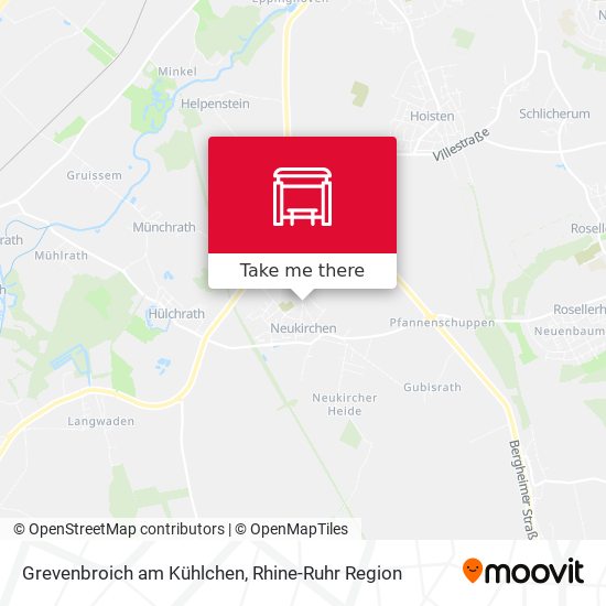 Grevenbroich am Kühlchen map