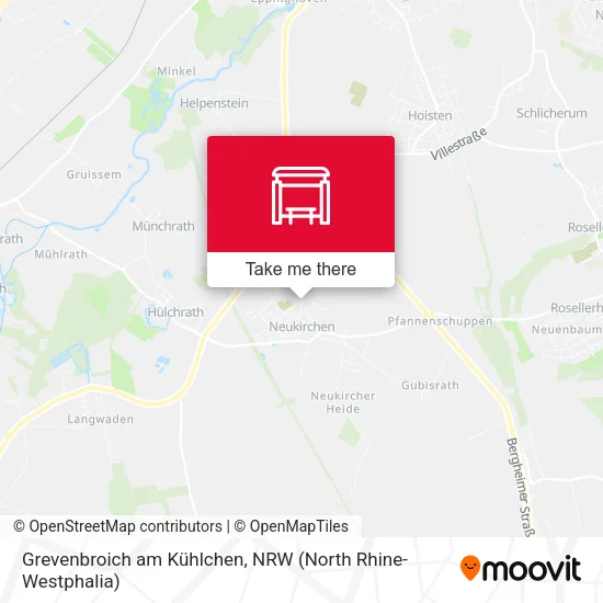 Карта Grevenbroich am Kühlchen