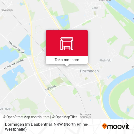 Dormagen Im Daubenthal map
