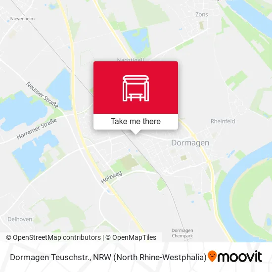 Карта Dormagen Teuschstr.
