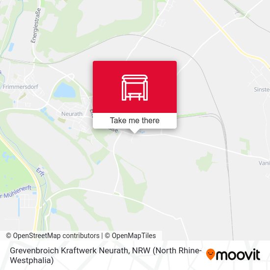 Grevenbroich Kraftwerk Neurath map