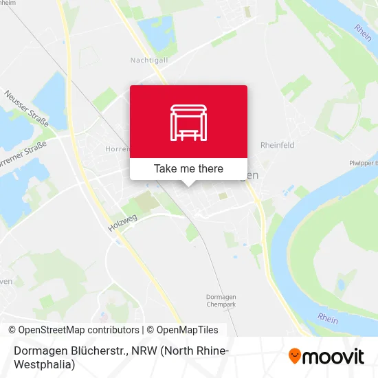 Dormagen Blücherstr. map