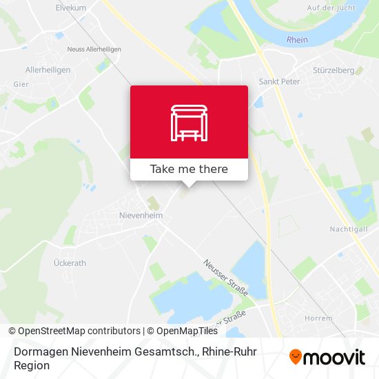 Dormagen Nievenheim Gesamtsch. map