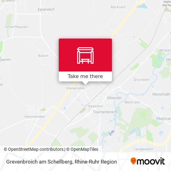 Grevenbroich am Schellberg map