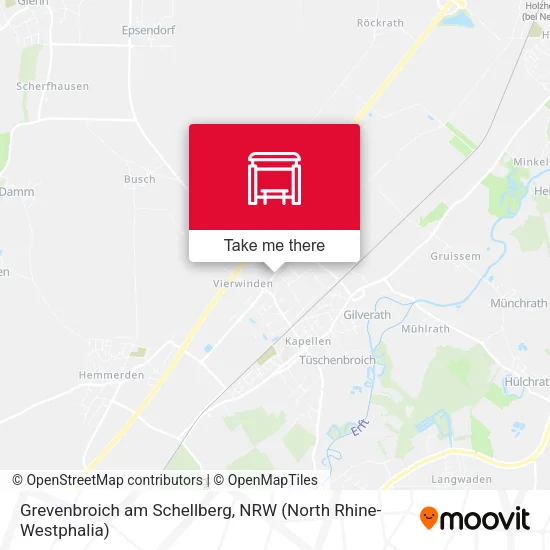 Карта Grevenbroich am Schellberg