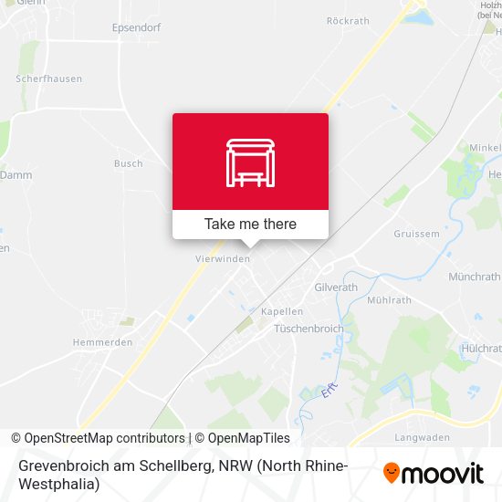 Карта Grevenbroich am Schellberg