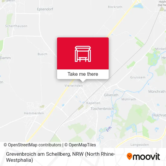 Карта Grevenbroich am Schellberg