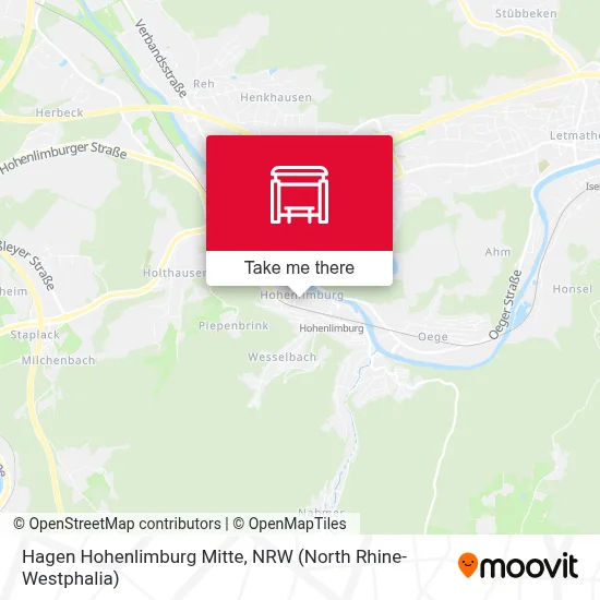 Hagen Hohenlimburg Mitte map