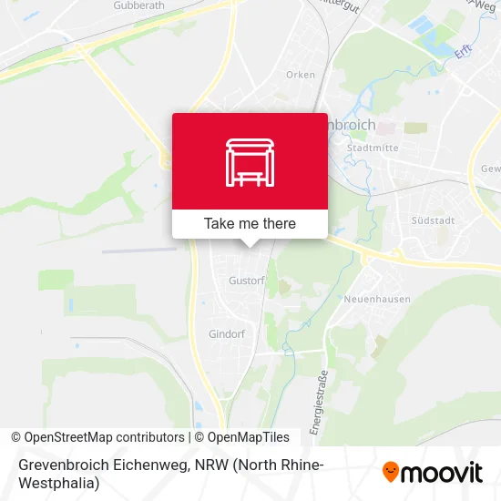 Карта Grevenbroich Eichenweg