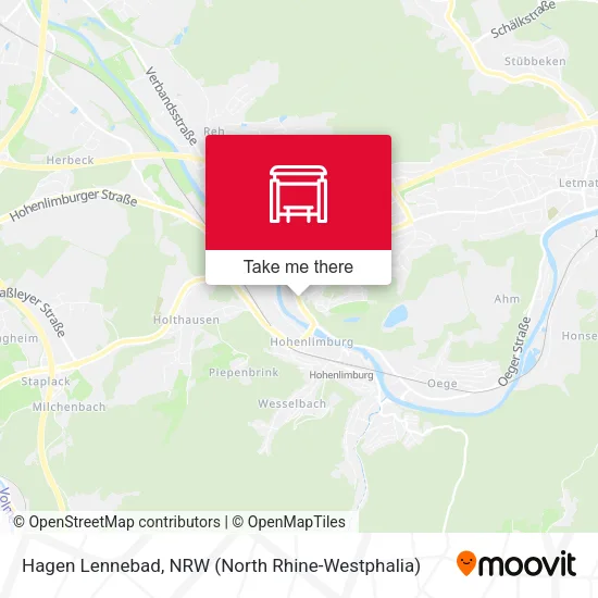 Карта Hagen Lennebad