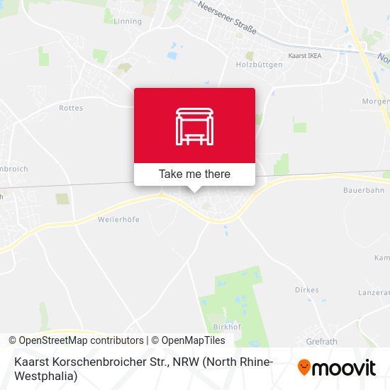 Kaarst Korschenbroicher Str. map