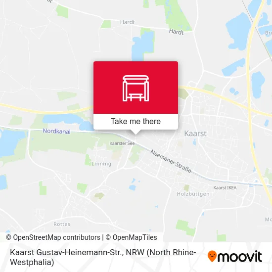 Карта Kaarst Gustav-Heinemann-Str.