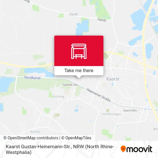 Карта Kaarst Gustav-Heinemann-Str.