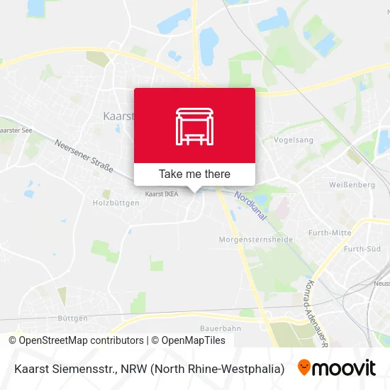 Карта Kaarst Siemensstr.