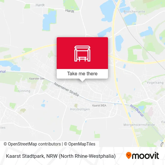 Карта Kaarst Stadtpark