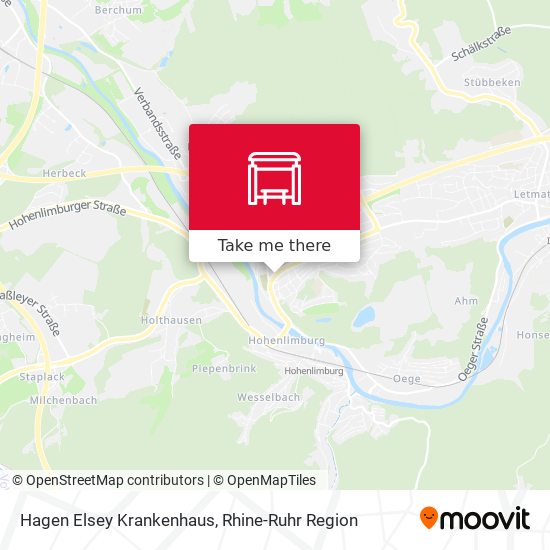 Hagen Elsey Krankenhaus map
