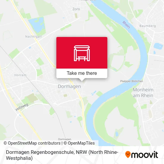 Dormagen Regenbogenschule map